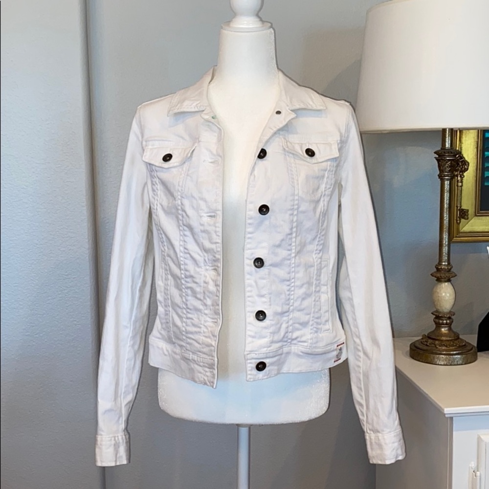 Tommy Hilfiger white jean jacket
